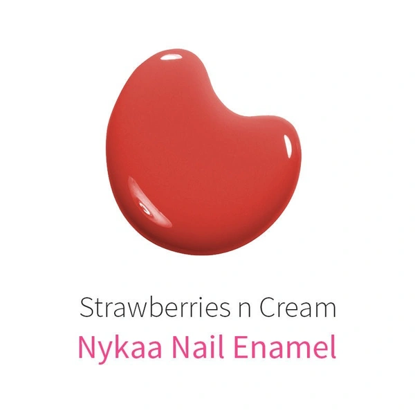 NYKAA Nykaa Nail Enamel Polish - Strawberries n Cream 43