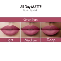 NYKAA Nykaa All Day Matte Waterproof, Transfer Proof, 12H Liquid Lipstick - Gran Fan