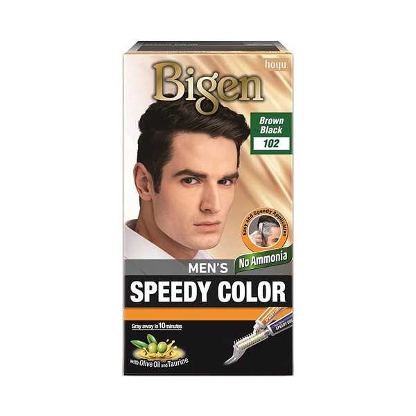 BIGEN Bigen Bigen Men's Speedy Hair Color - 102 Brown Black (80g)