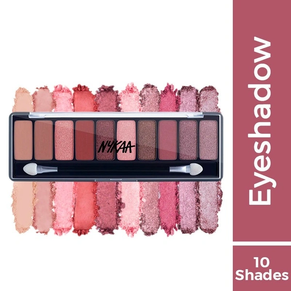 NYKAA Nykaa Eyes On Me! 10-in-1 Eyeshadow Palette - Sundowner Stunner