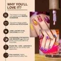 Colorbar COLORBAR VEGAN NAIL LACQUER (Honey Bun -101)+ remover (2 Items in the set)