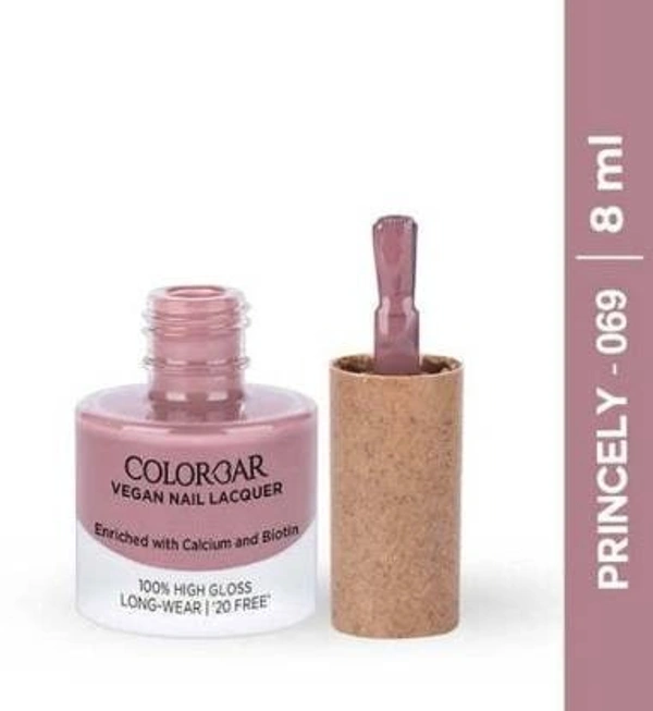 COLORBAR VEGAN NAIL LACQUER (Princly-069)+ remover (2 Items in the set) - 1