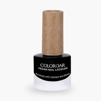 COLORBAR VEGAN NAIL LACQUER (Black Trick -161)+ remover (2 Items in the set)