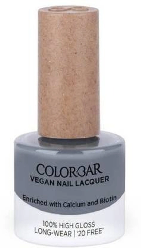 COLORBAR VEGAN NAIL LACQUER (Blind Folded 8 ML) Grey ()