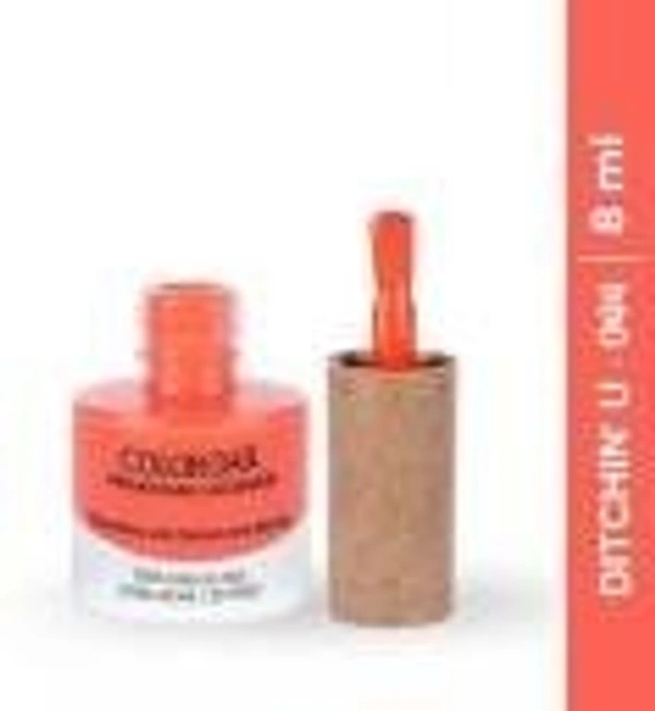 colorbar COLORBAR VEGAN NAIL LACQUER (Ditchin U-044)+ remover (2 Items in the set)