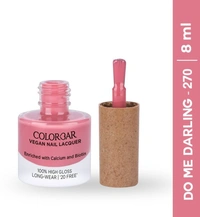 COLORBAR VEGAN NAIL LACQUER (Do my Darling-270)+ remover (2 Items in the set)