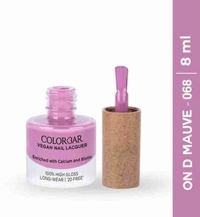  COLABRAR  COLORBAR VEGAN NAIL LACQUER (On D Mauve - 068)+ remover (2 Items in the set)