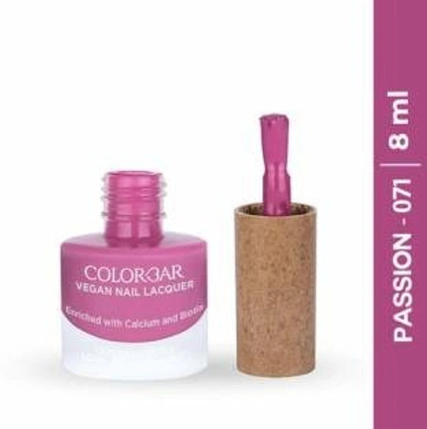 COLORBAR Vegan Nail Lacquer - (Passion-071) Mauve ()