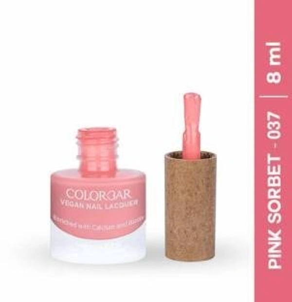 COLORBAR Vegan Nail Lacquer - (Pink-Sorbet 037) 