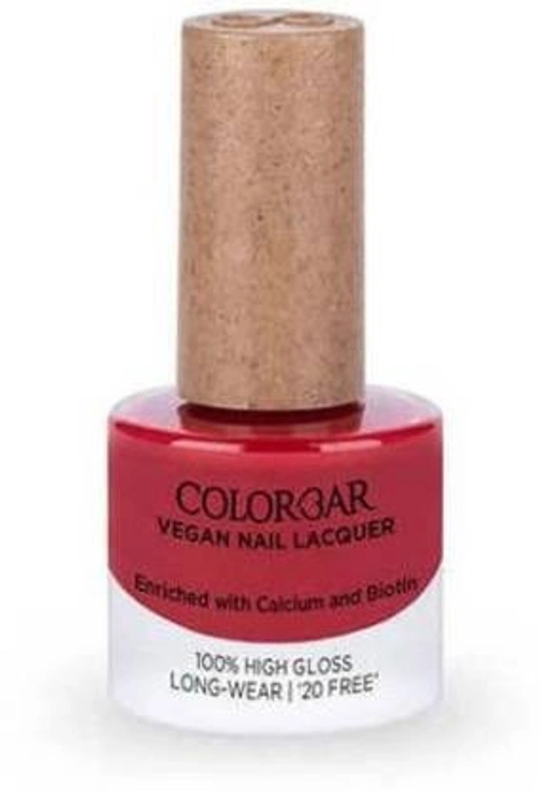 Colorbar COLORBAR VEGAN NAIL LACQUER (Sangria-009) 8ML maroon () - 1