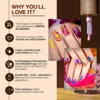 Colorbar COLORBAR Vegan Nail Lacquer - (Fancy 291) Fancy () - 1