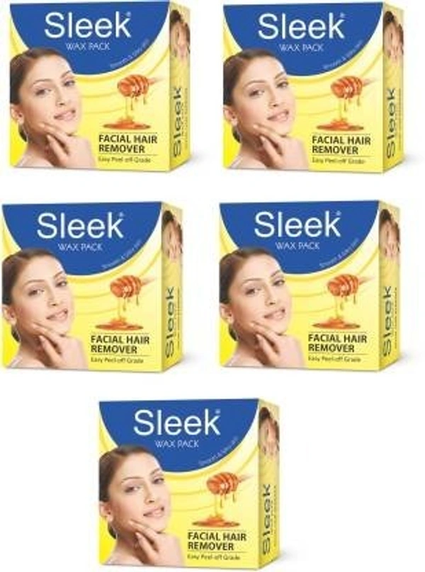 Sleek Wax Pack (5PC) Wax (80 g, Set of 5) - 80gm