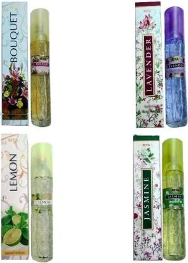 RIYA JASMINE, BOUQUET, LAVENDER, LEMON Spray (4 x 200 ml)