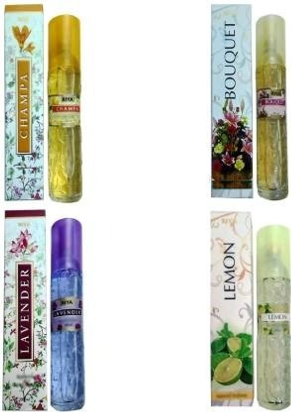 RIYA CHAMPA, BOUQUET, LAVENDER, LEMON Spray (4 x 200 ml)