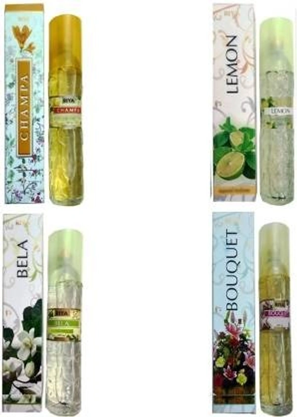 RIYA CHAMPA, LEMON, BELA, BOUQUET Spray (4 x 200 ml) - 200ml