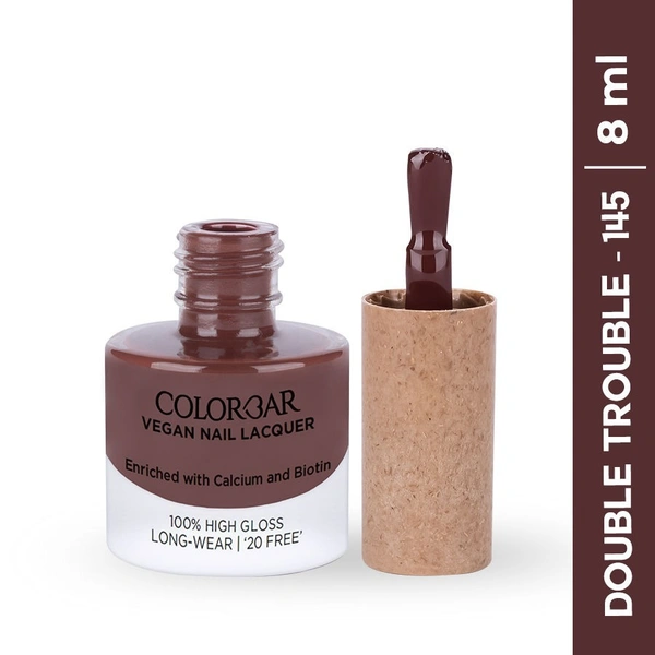 Colorbar Vegan Nail Lacquer - Double Trouble