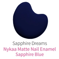 NYKAA Nykaa Matte Nail Lacquer - Sapphire Dreams 115