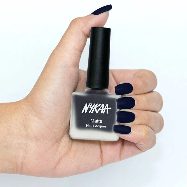 NYKAA Nykaa Matte Nail Lacquer - Sapphire Dreams 115