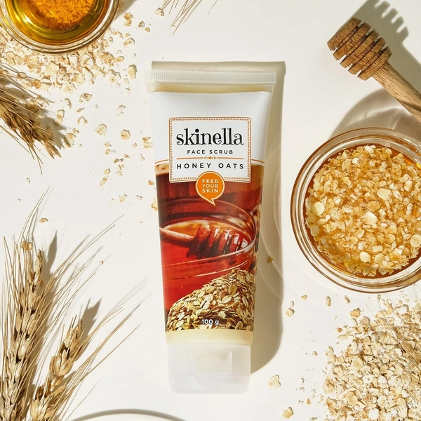 SKINELLA Honey Oats Face Scrub (100 g)