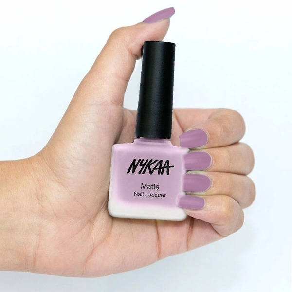 Nykaa Matte Nail Enamel Polish - Lilac Scones 130