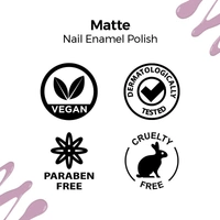 Nykaa Matte Nail Enamel Polish - Lilac Scones 130