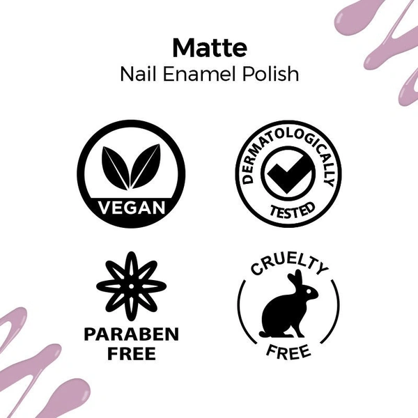 Nykaa Matte Nail Enamel Polish - Lilac Scones 130
