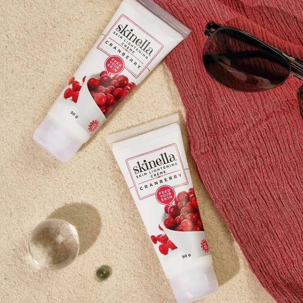 SKINELLA Cranberry Skin Lightening Creme (Pack of 2) (100 g)