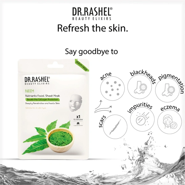 Sleek Rashel Neem Nutrients Facial Sheet Mask (20 g) - 1