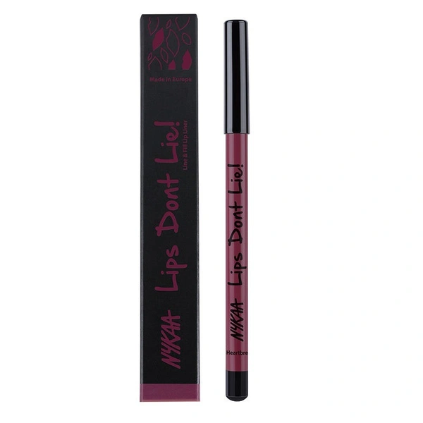 NYKAA Nykaa Lips Don't Lie! Waterproof Line & Fill Lip Liner - Heartbreaker 07