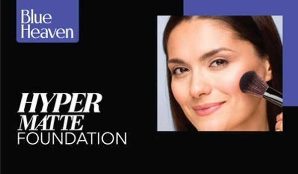 BLUE HEAVEN Hyper Matte - 501 Honey Foundation (With Blonder, 30 ml)