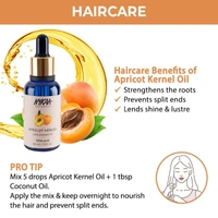 Nykaa Naturals 100% Pure Cold Pressed Apricot Kernel Carrier Oil for Even Skin Tone & Strong Hair