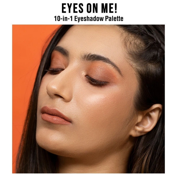 NYKAA Nykaa Eyes On Me! 10-in-1 Eyeshadow Palette - Beachside Peach