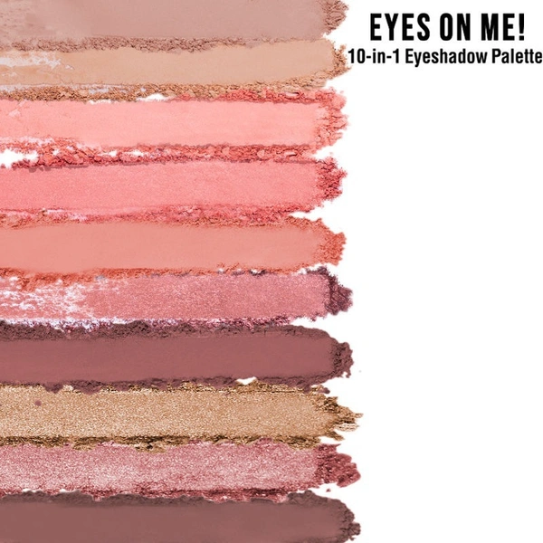 NYKAA Nykaa Eyes On Me! 10-in-1 Eyeshadow Palette - Beachside Peach