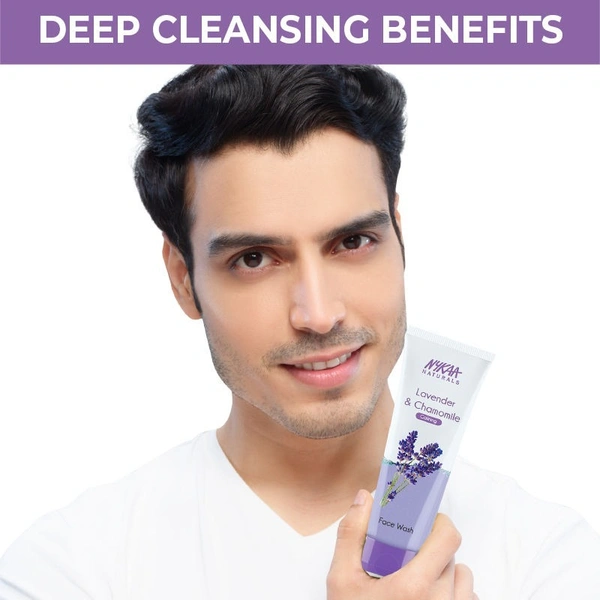 NYKAA Nykaa Naturals Lavender & Chamomile Face Wash for Calm Skin - 100ml