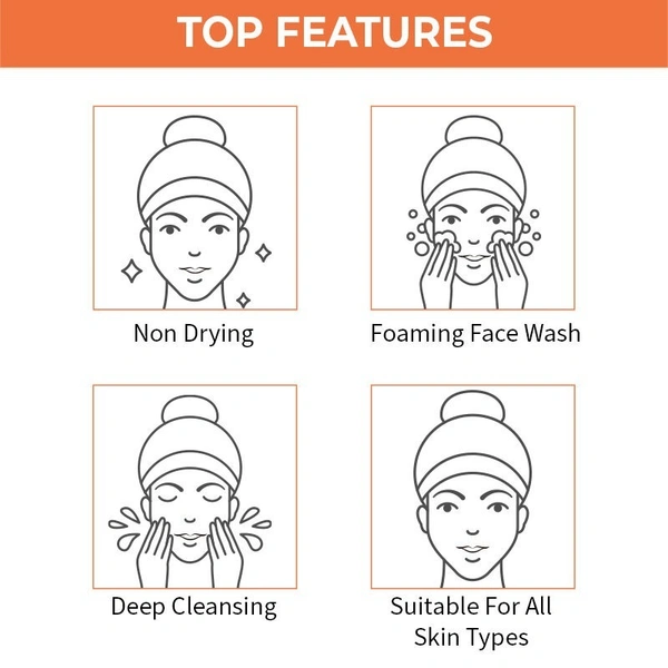 NYKAA Nykaa Naturals Papaya & Amla Face Wash for Anti-Pigmentation
