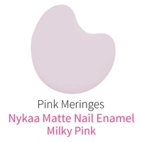 NYKAA Nykaa Matte Nail Lacquer - Pink Meringue 28
