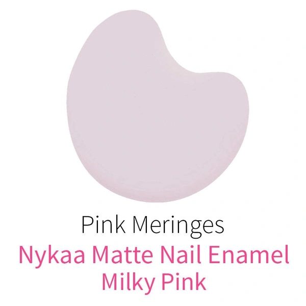 NYKAA Nykaa Matte Nail Lacquer - Pink Meringue 28