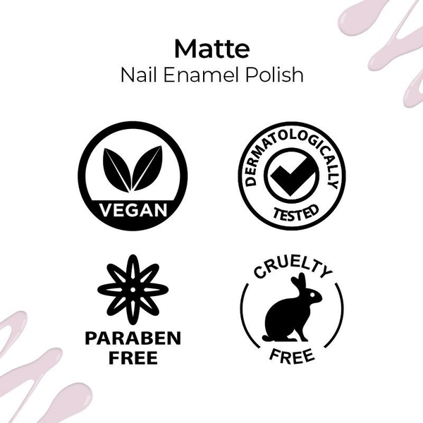 NYKAA Nykaa Matte Nail Lacquer - Pink Meringue 28