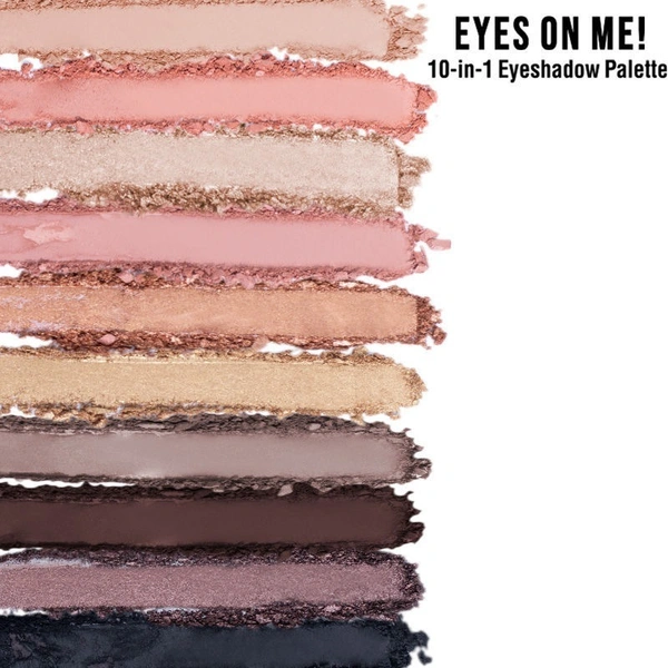 NYKAA Nykaa Eyes On Me! 10-in-1 Eyeshadow Palette - Smokey at 8!
