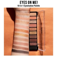 NYKAA Nykaa Eyes On Me! 10-in-1 Eyeshadow Palette - Smokey at 8!
