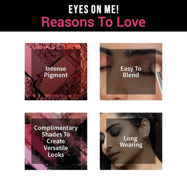 NYKAA Nykaa Eyes On Me! 10-in-1 Eyeshadow Palette - Daydreaming