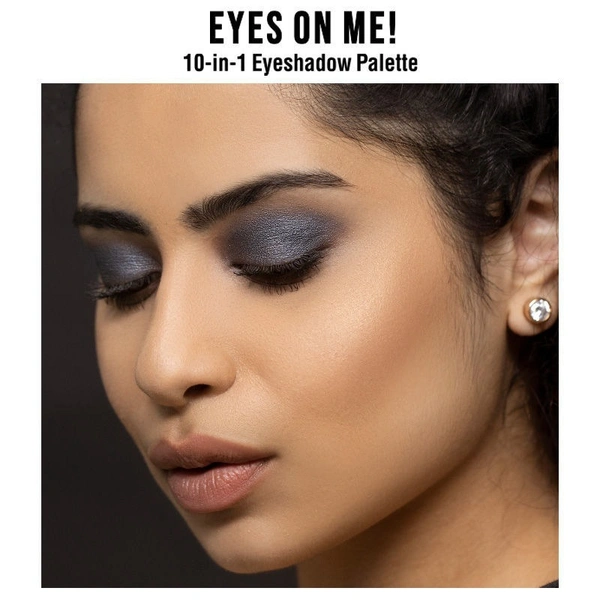 NYKAA Nykaa Eyes On Me! 10-in-1 Eyeshadow Palette - Tinsel Twilight