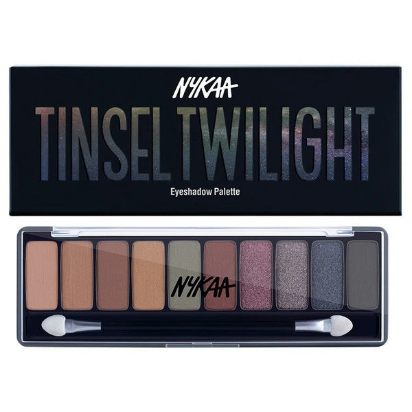 NYKAA Nykaa Eyes On Me! 10-in-1 Eyeshadow Palette - Tinsel Twilight