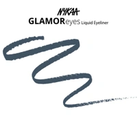 Nykaa GLAMOReyes Waterproof & Smudgeproof Coloured Liquid Eyeliner - Stormy Sky