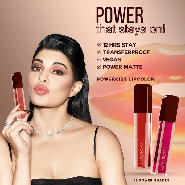 COLORBAR POWERKISS VEGAN MATTE LIPCOLOR (Catsuit) (Pink, 5 ml)