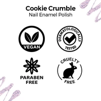 Nykaa Cookie Crumble Nail Enamel Polish - Cherry Crunch 190