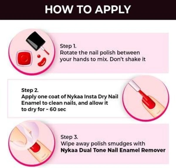 Nykaa Insta Dry Fast Drying Nail Enamel Polish Throwback Taupe 333 - Charcoal
