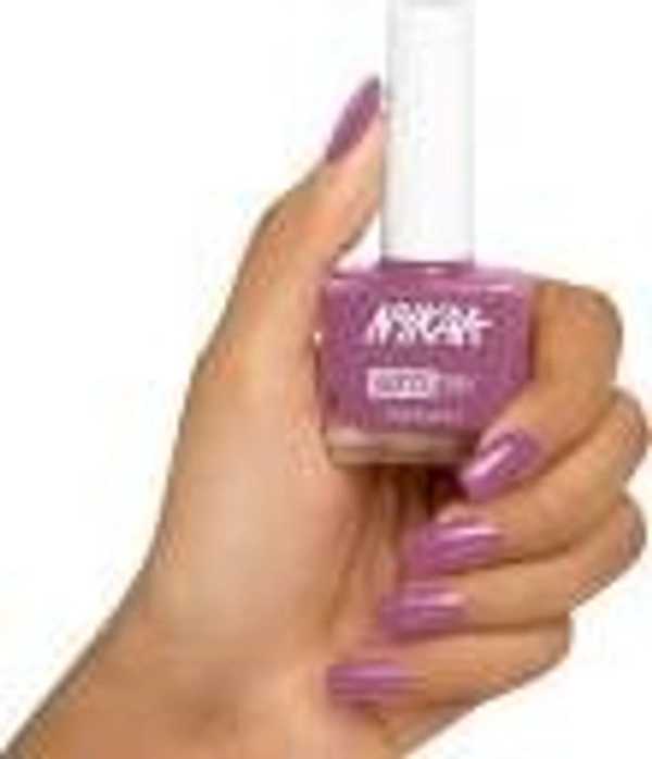 NYKAA Insta Dry Fast Drying Nail Enamel Polish Raspberry Regram 341 () - 1