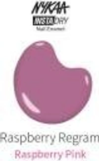 NYKAA Insta Dry Fast Drying Nail Enamel Polish Raspberry Regram 341 () - 1