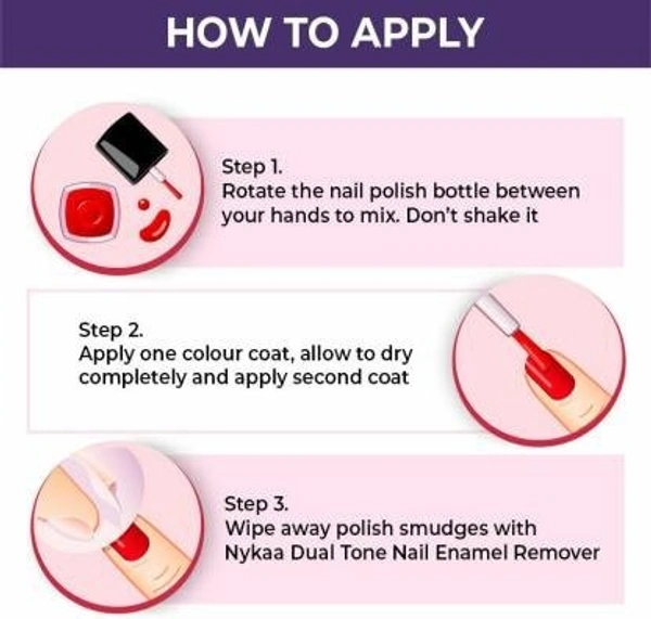 NYKAA Matte Nail Enamel Polish - Royal Amethyst 117 Royal Amethyst () - 1